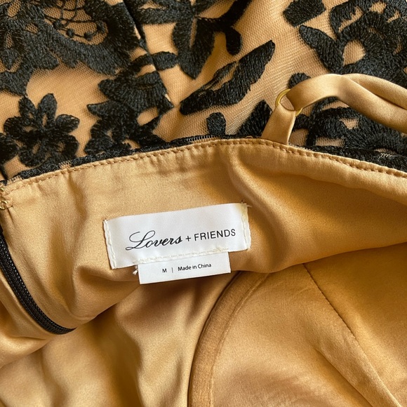 NWOT - Lovers + Friends Embriodered Midi Dress, STUNNING - Picture 4 of 5